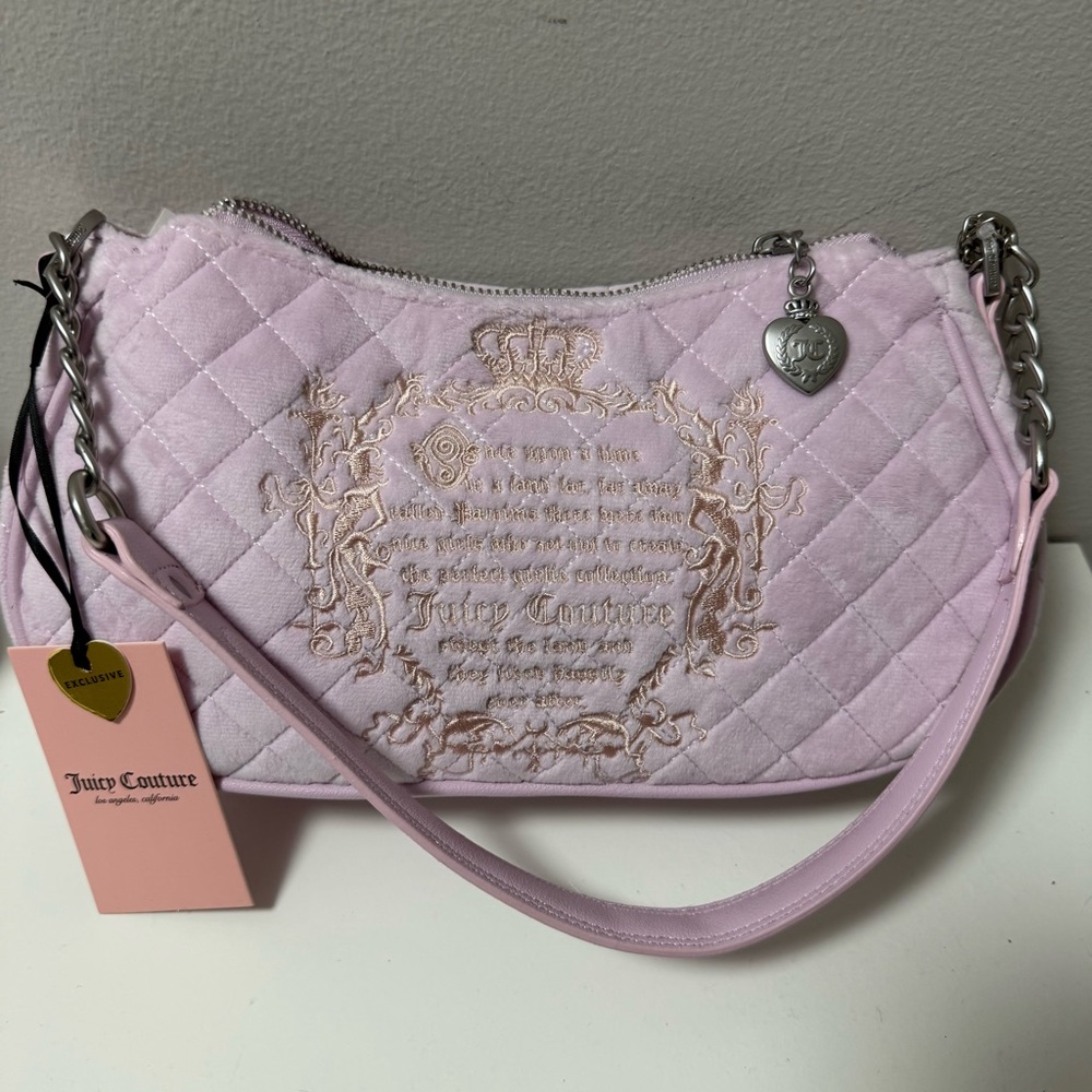 Juicy Couture Pink Quilted Women's Bag shoulder bag gelato